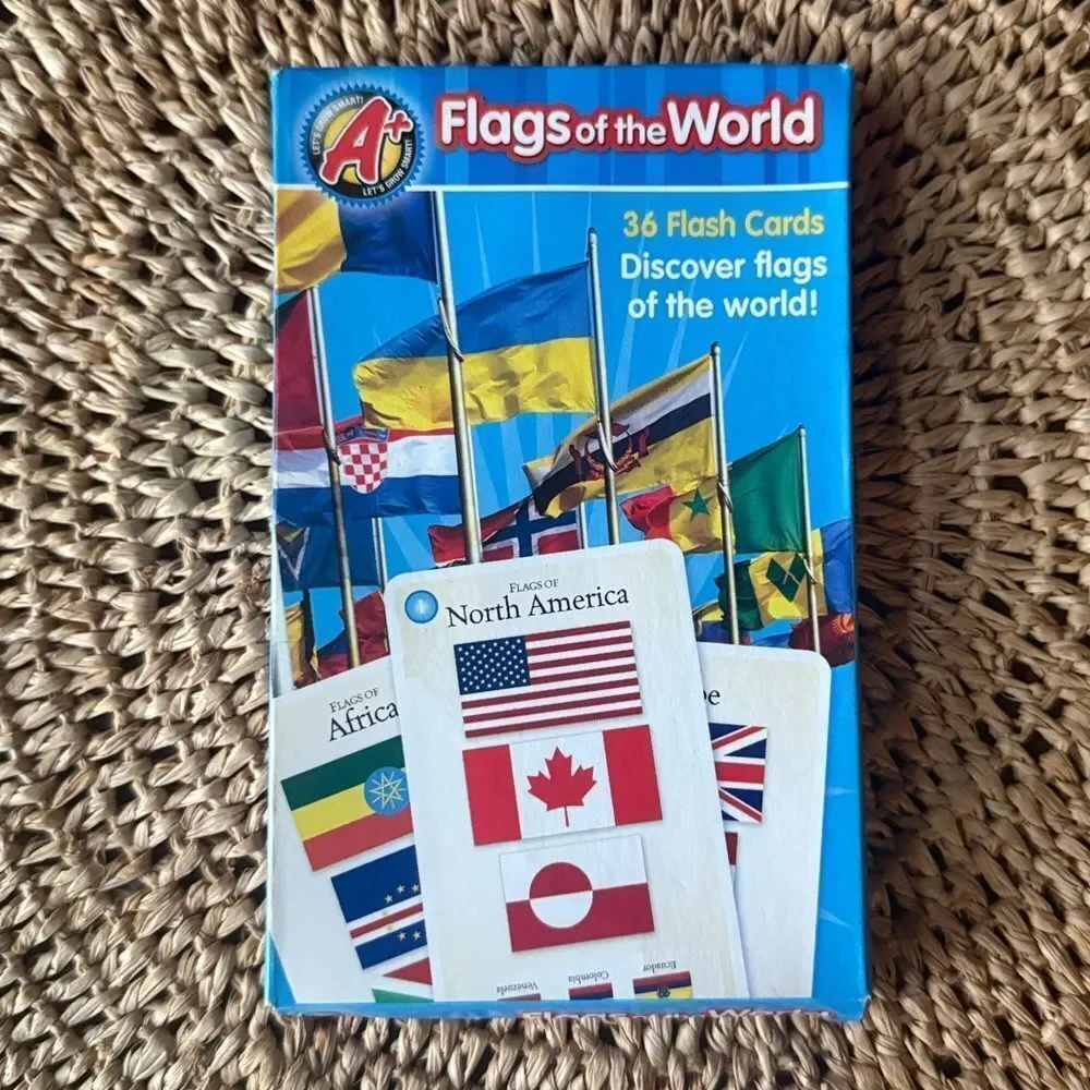 Flags of the World Flash Cards